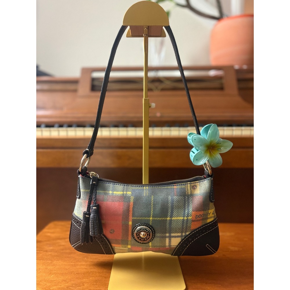 Dooney & Bourke Tartan Plaid Mini Shoulder‎ Bag Y2K Like New NWOT